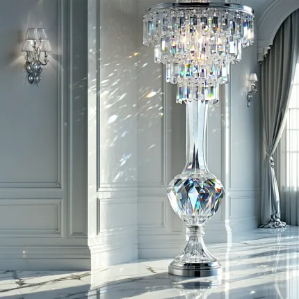 Хрустальные торшеры: плюсы и минусы